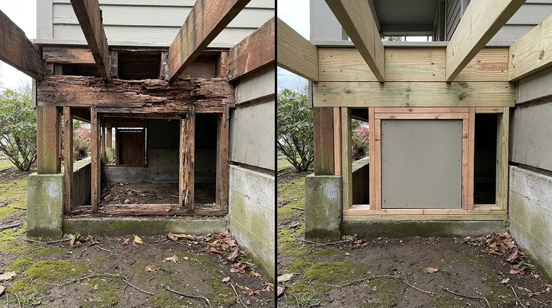 Why Eugene Homes Get So Much Wood Rot and Carpenter Ant Damage, and What to Do About It